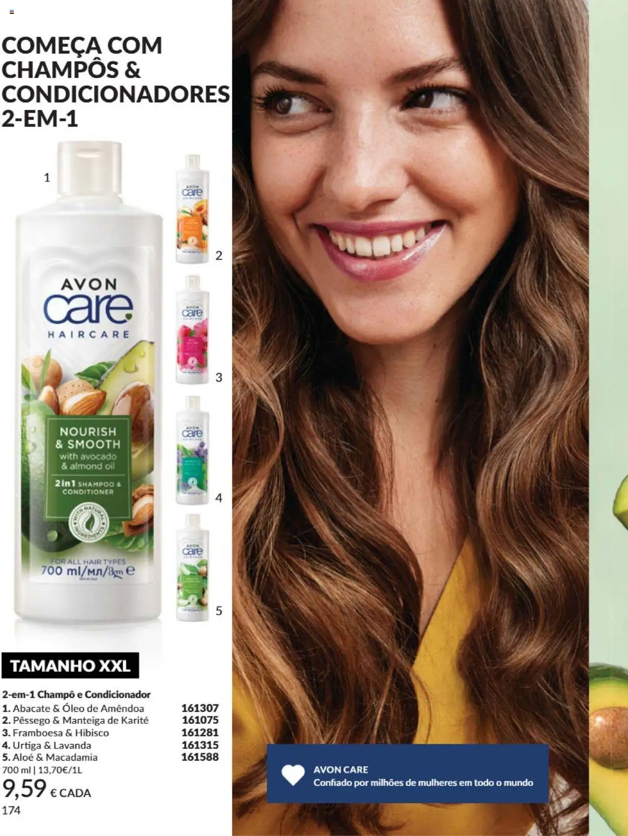 Catálogo Avon Campanha 6 │ válido de 01.06.2025 | Página: 174 | Produtos: Shampoo, Manteiga, Óleo, Abacate
