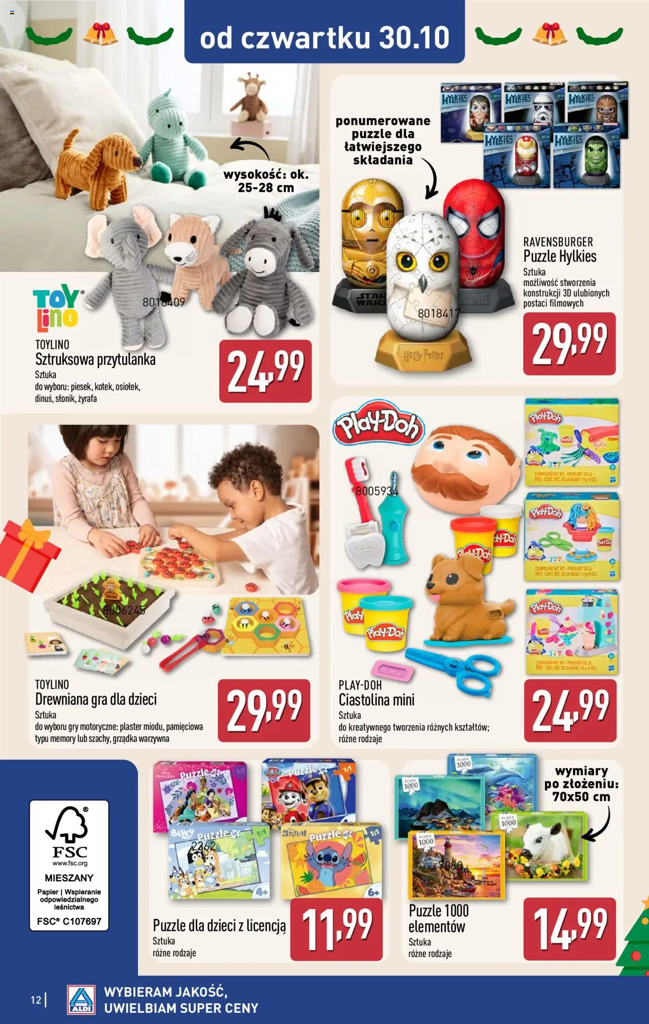 Aldi Gazetka - Artykuły przemysłowe i tekstylia od 27.10.2025 | Strona: 12 | Produkty: Gra, Gry