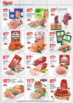 Šilas leidinys galioja nuo 04.03.2026 | Puslapis: 2 | Prekių: Sardelės, Dešrelės, Dešra, Kiauliena