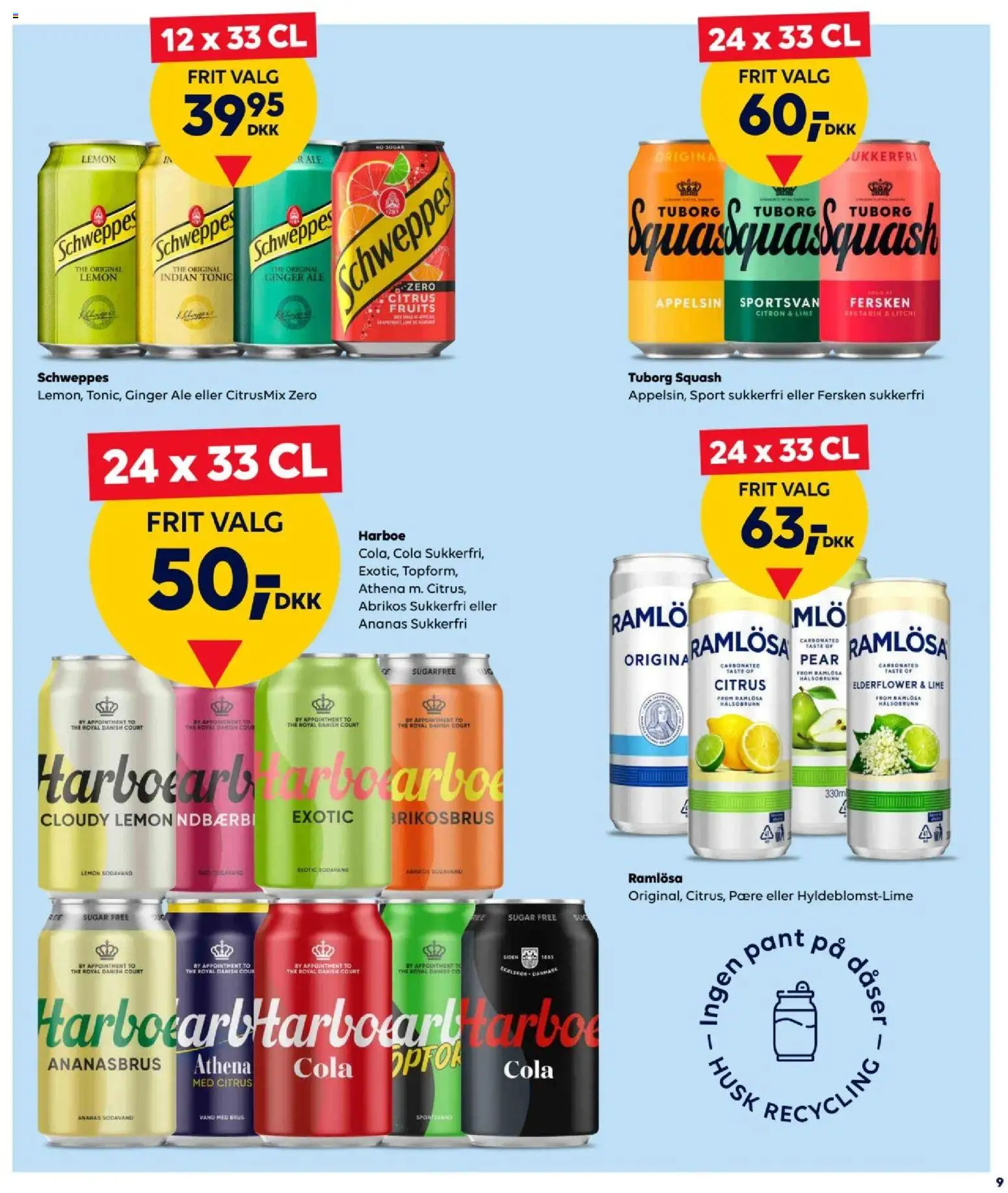Bordershop tilbudsavis – gyldig fra 31.12.2025 | Side: 9 | Produkter: Ananas, Squash, Sodavand, Cola