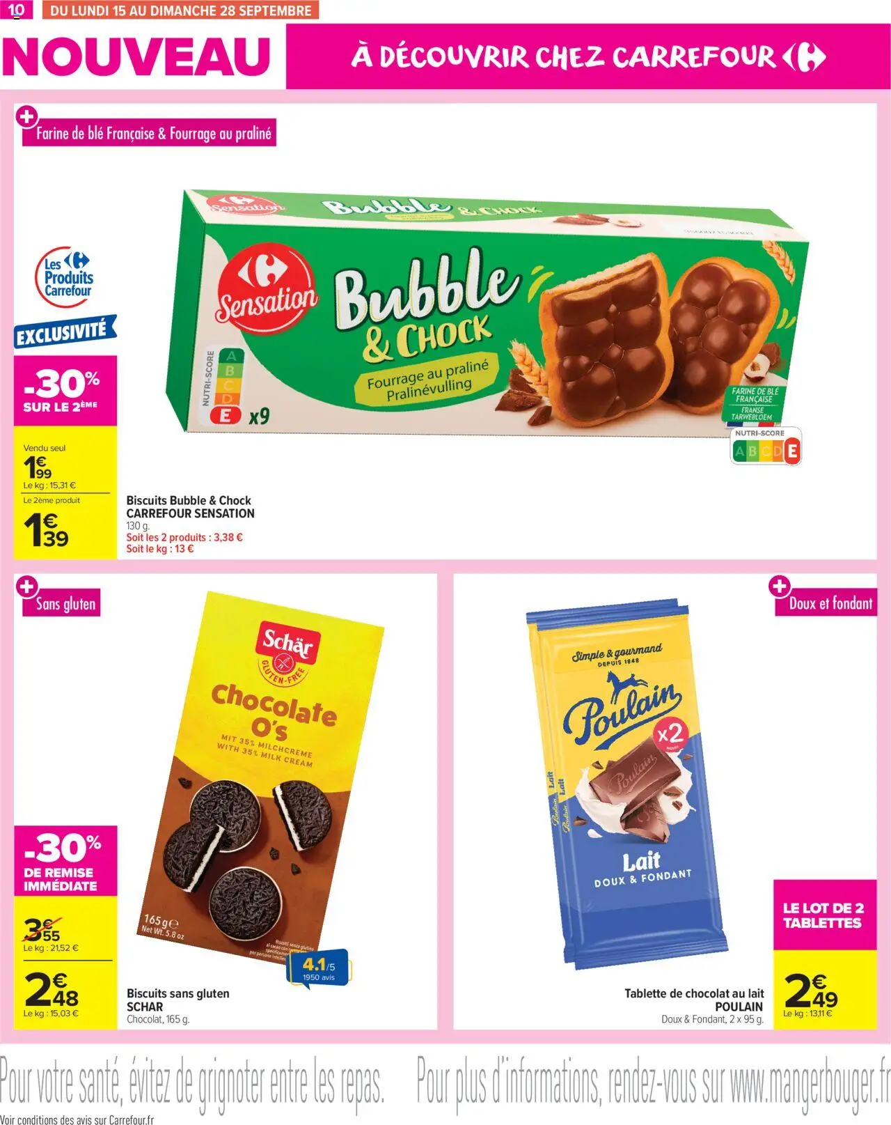  | Page: 12 | Produits: Tablette, Farine de ble, Farine, Chocolat