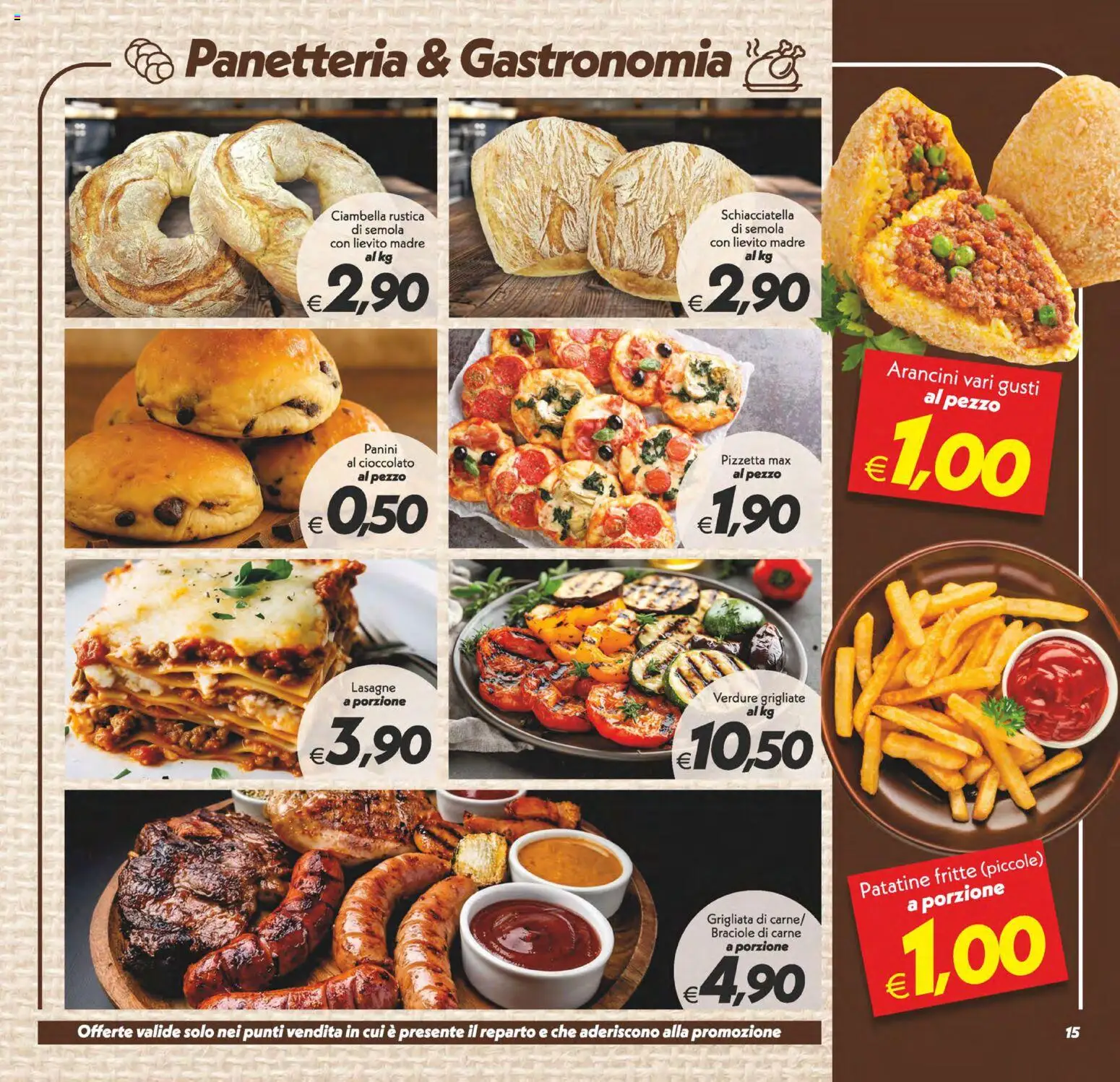 Volantino SuperConveniente del 24.10.2025 | Pagina: 15 | Prodotti: Cioccolato, Patatine, Verdure