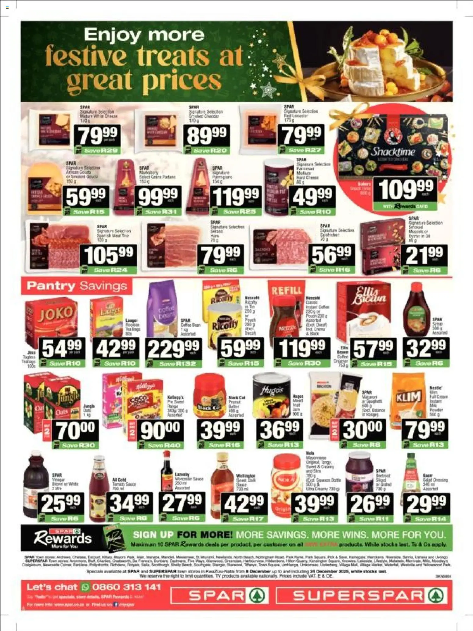 New Superspar catalogue – valid from 08.12.2025 | Page: 8 | Products: TV, Coffee, Sauce