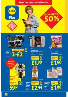 Preview of Lidl - Super Savers valid from 26.03.2026 | Page: 10 | Products: Basket, Ham, Champagne, Sausages