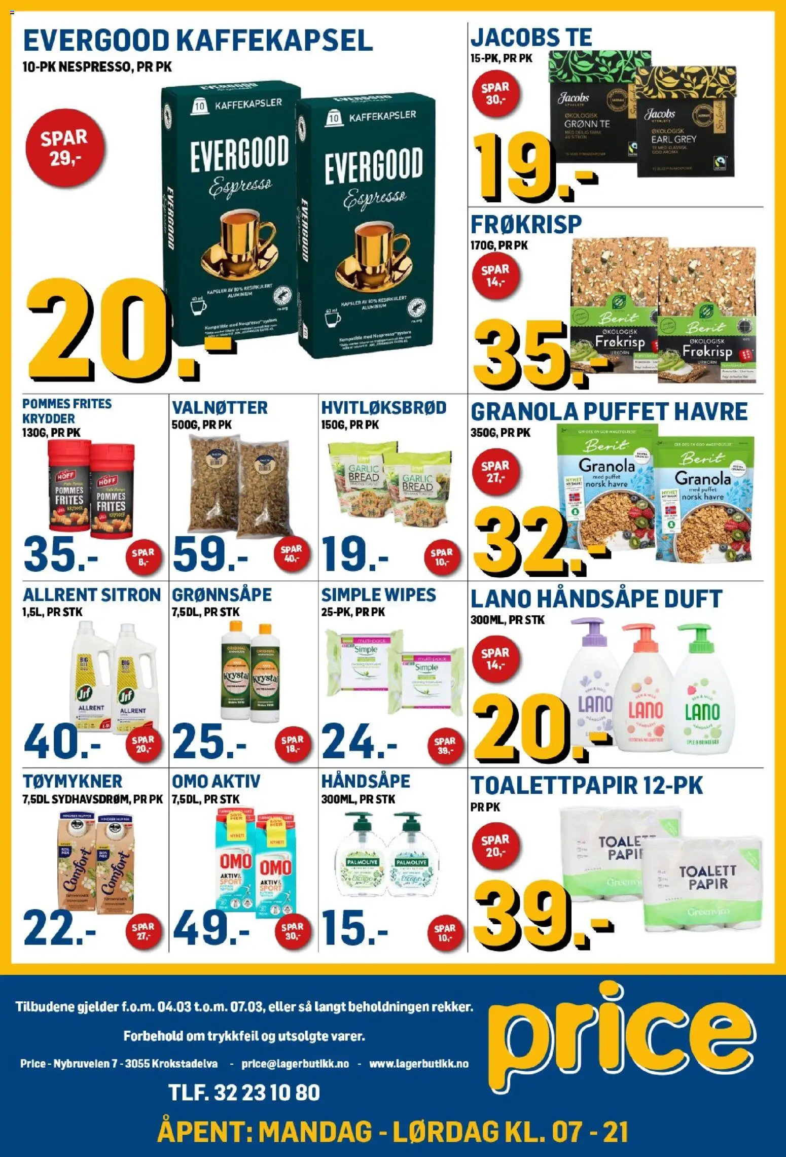 {H1} | Side: 6 | Produkter: Tøymykner, Wipes, Toalettpapir, Krydder