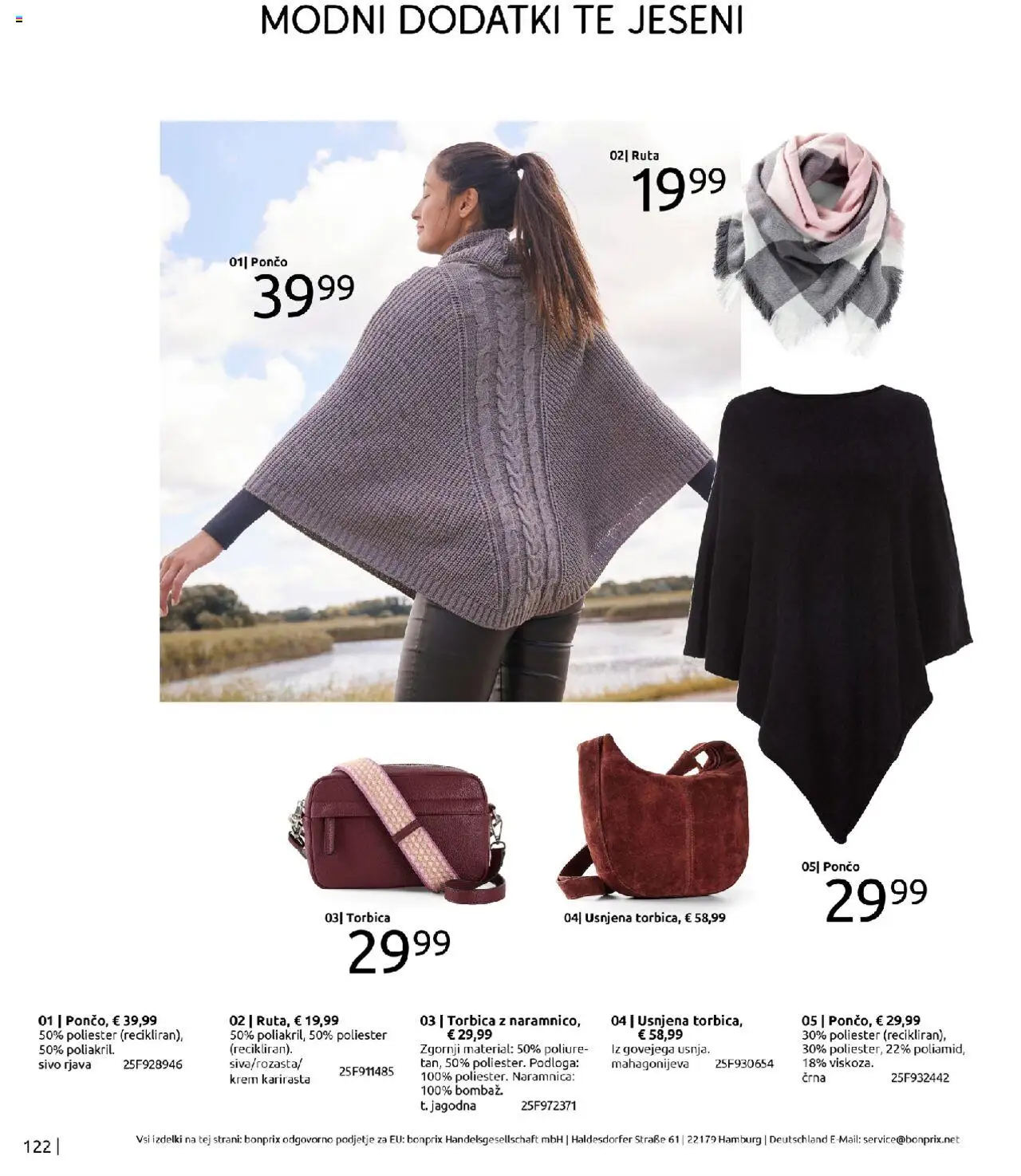 Bonprix katalog │ velja od 01.09.2025 | Stran: 122 | Izdelki: Modni dodatki, Podloga, Torbica