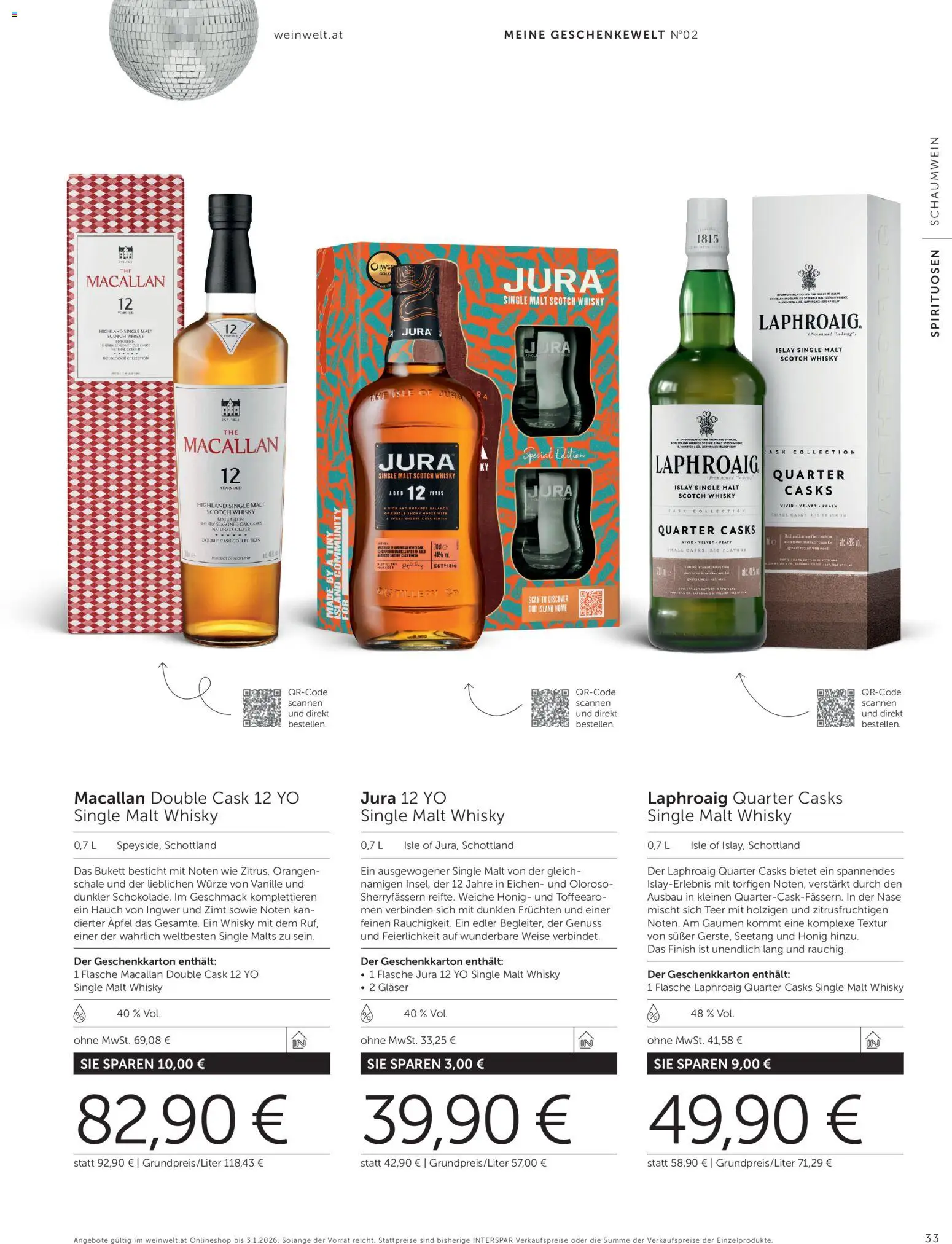 Interspar Geschenkewelt No2 gültig ab 20.11.2025 | Seite: 33 | Produkte: Äpfel, Orangen