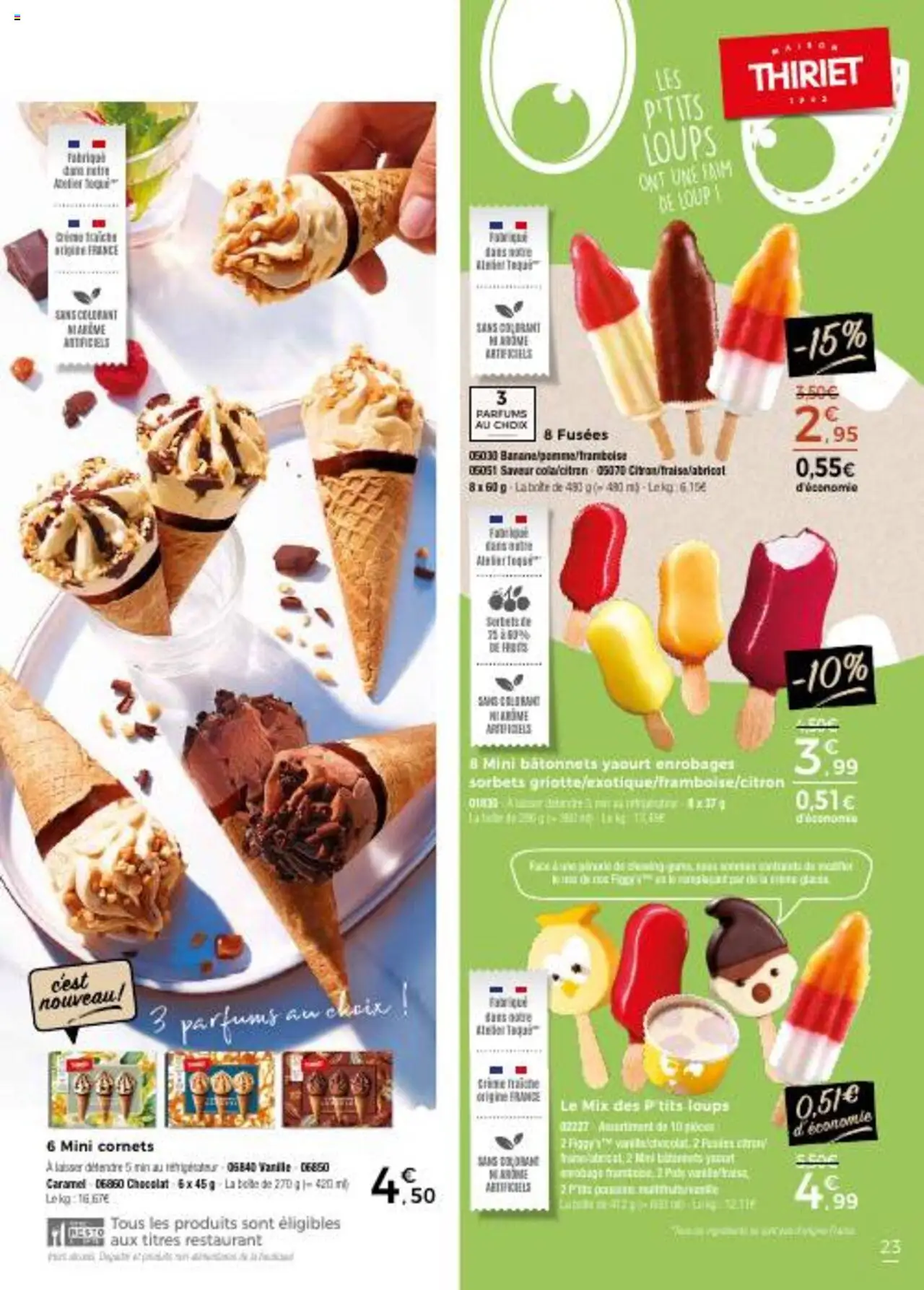  | Page: 23 | Produits: Yaourt, Chocolat