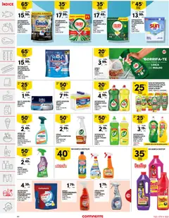 Pré-visualização DETERGENTE EM CÁPSULAS P/MÁQUINA DA LOIÇA FINISH, ULTRA PLUS EMB.: 72 DOSES 0,22€/DOSE válido de 27.01.2026 | Página: 44