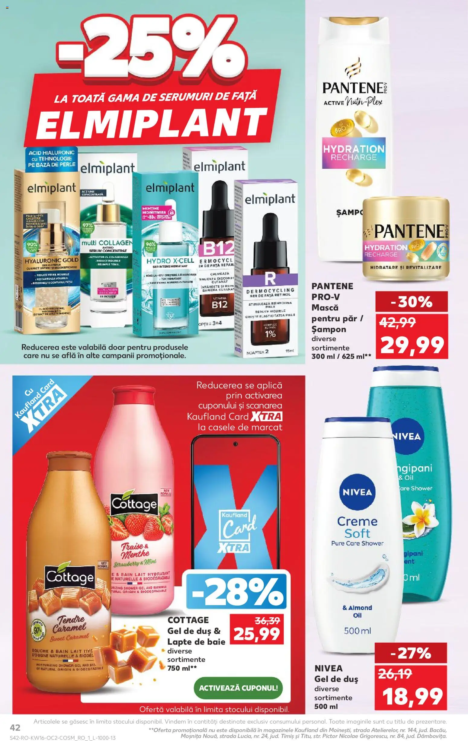 Noul catalog Kaufland – valabil de la 15.04.2026 | Pagină: 42 | Produse: Pară, Serum, Akrilik boya, Gel de duș