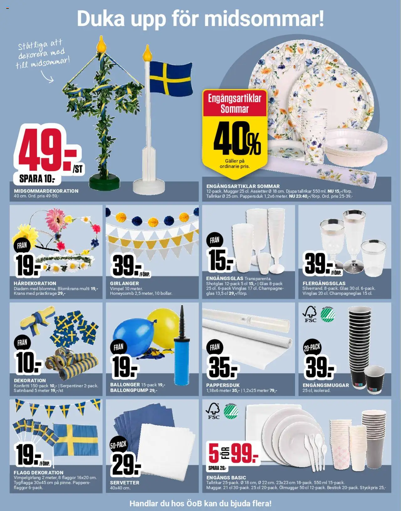 ÖoB reklamblad aktuell från 09.06.2025 | Sida: 8 | Produkter: Diadem, Galler, Champagne, Servetter