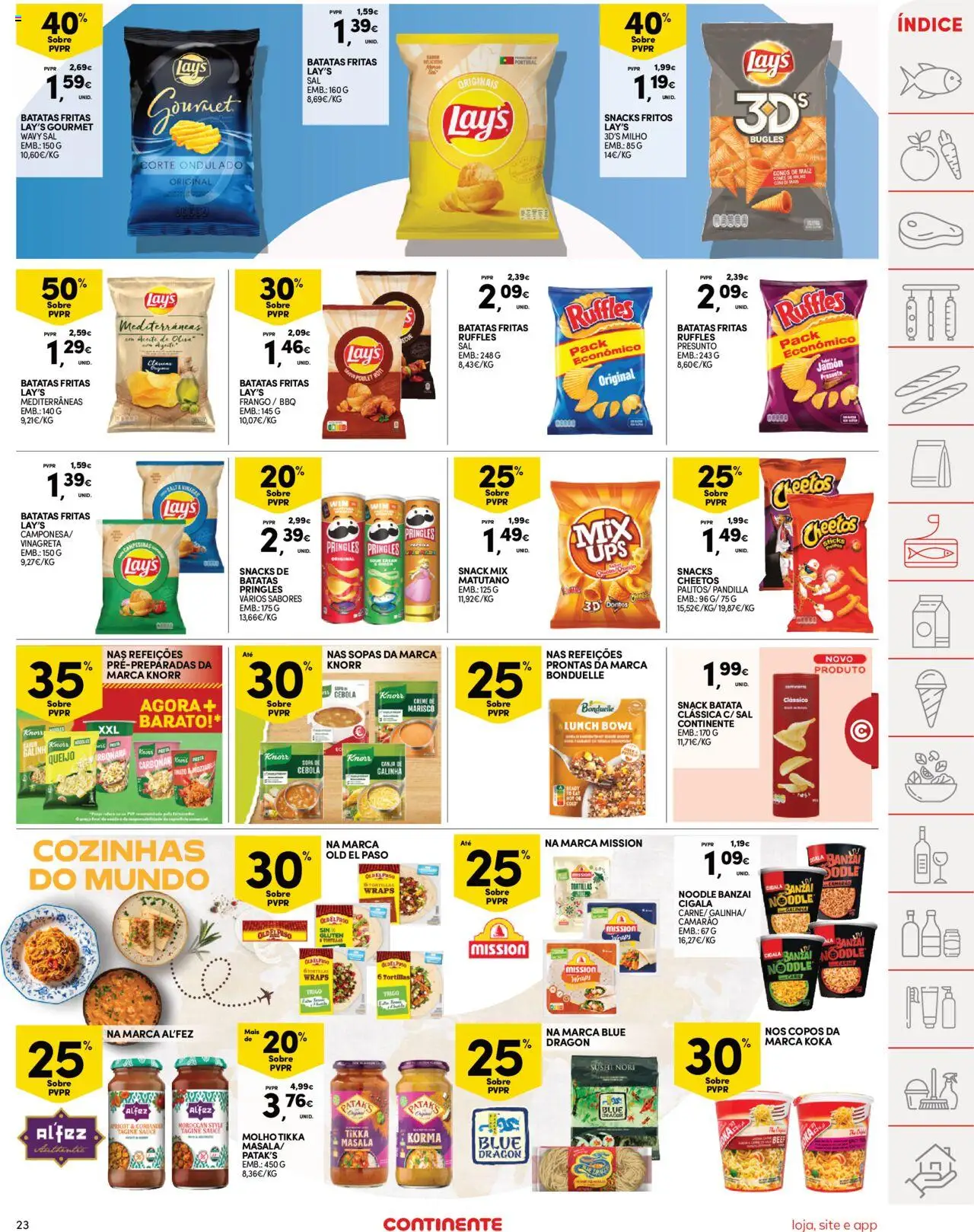 Continente folheto │ válido de 09.09.2025 | Página: 23 | Produtos: Batata, Camarão, Sopa, Creme