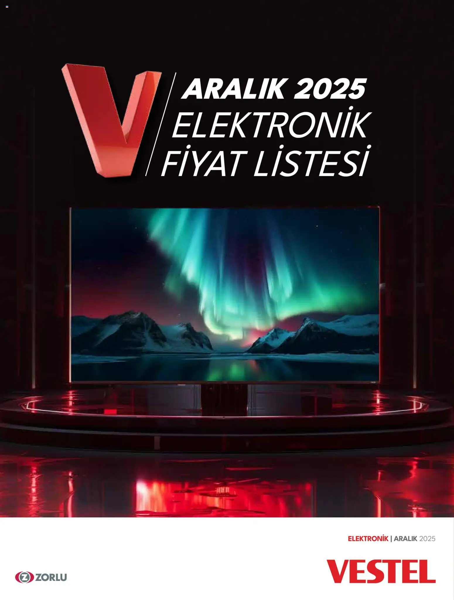 Vestel Tüketici Elektroniği - 01.12.2025 tarihinden itibaren geçerlidir | Sayfa: 1