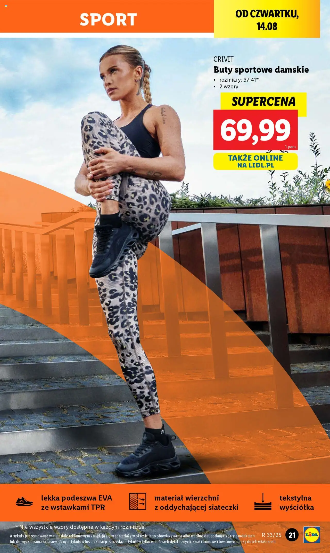 Lidl Katalog od 11.08.2025 | Strona: 25 | Produkty: Buty sportowe, Buty