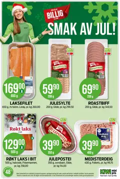 Forhåndsvisning av RØKT LAKS I BIT, 500 g, halvside gyldig fra 24.11.2025 | Side: 7