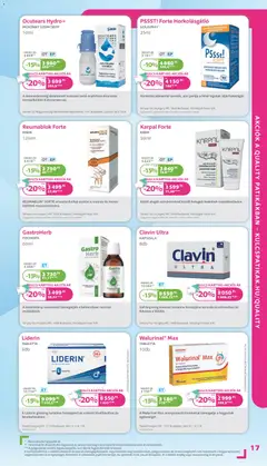 Kulcs Patika Akciós újság - amely érvényes a következő dátumtól: 01.01.2026 | Oldal: 17