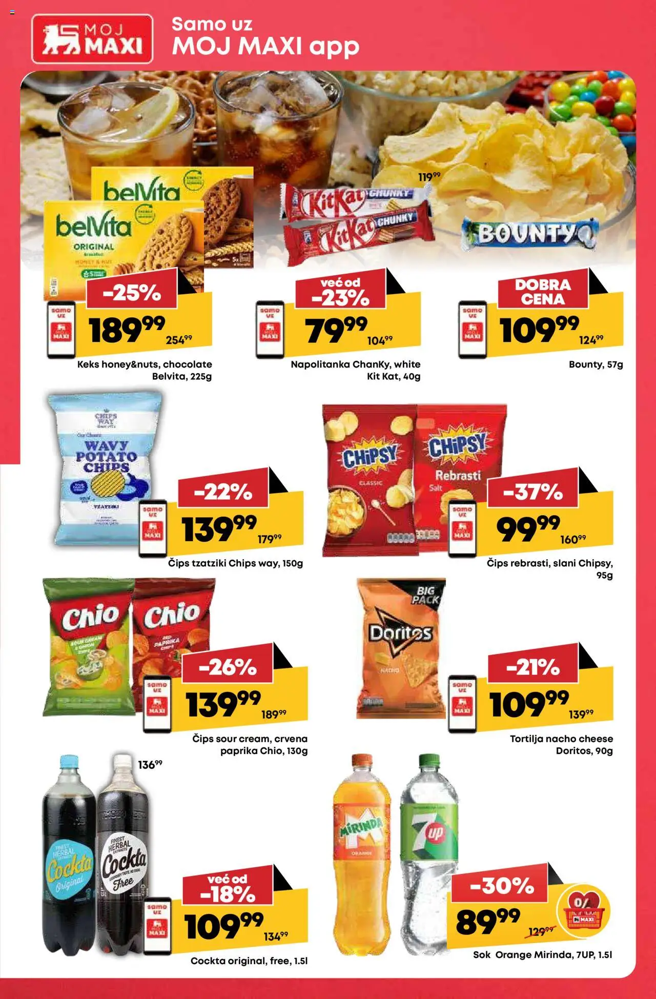 Tempo katalog - važi od 14.08.2025 | Strana: 25 | Proizvode: Čips, Keks, Paprika, Doritos