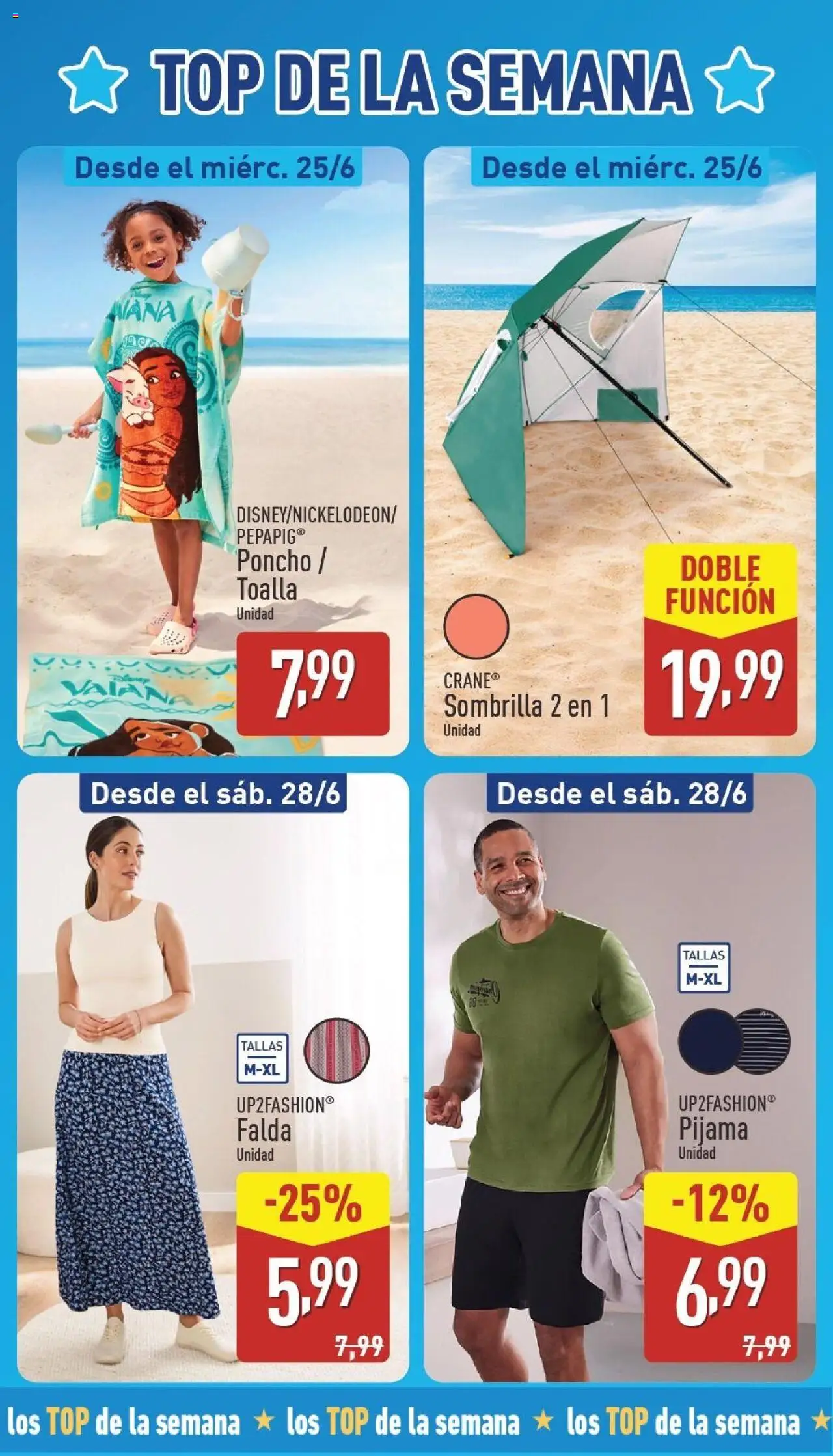 Aldi folleto Península │ válido desde el 23.06.2025 | Página: 3 | Productos: Pijama, Sombrilla