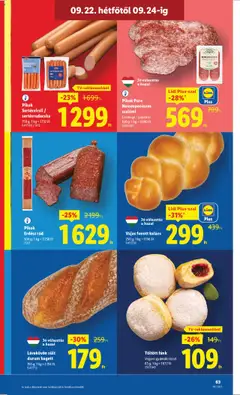 Lidl akciós ujság - amely érvényes a következő dátumtól: 18.09.2025 | Oldal: 63