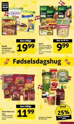 Løvbjerg tilbudsavis – gyldig fra 19.09.2025 | Side: 5 | Produkter: Ris, Pasta, Taco, Tortillachips