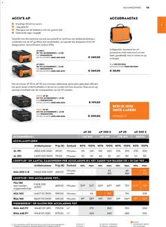 Aveve Gids tuinmachines - Voorbeeld van een folder van Aveve, geldig van 01.03.2026 | Pagina: 33 | Producten: Tas, Gewicht