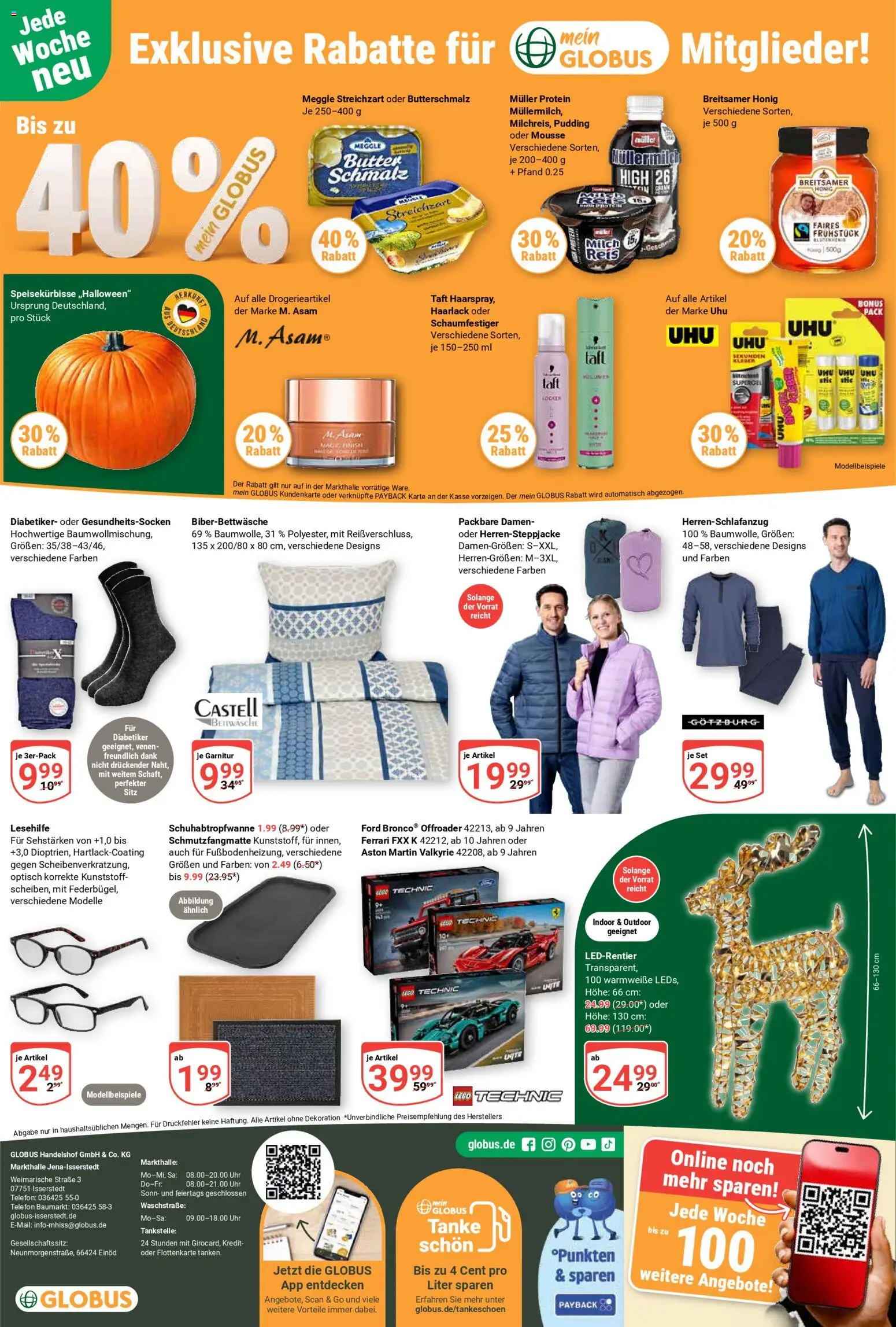 Globus Prospekt 	 – gültig ab 27.10.2025 | Seite: 32 | Produkte: Butterschmalz, Bettwäsche, Pudding, Telefon