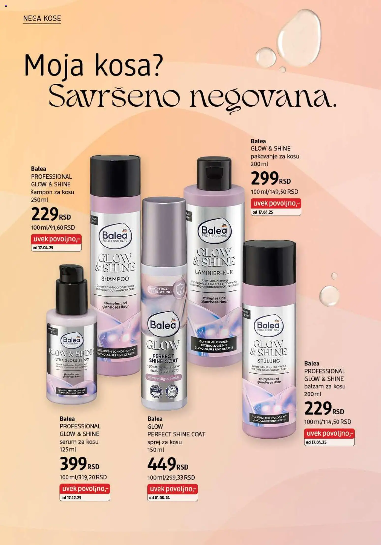 DM Drogerie katalog - važi od 01.03.2026 | Strana: 18 | Proizvode: Finish, Šampon, Balzam, Balzam za kosu