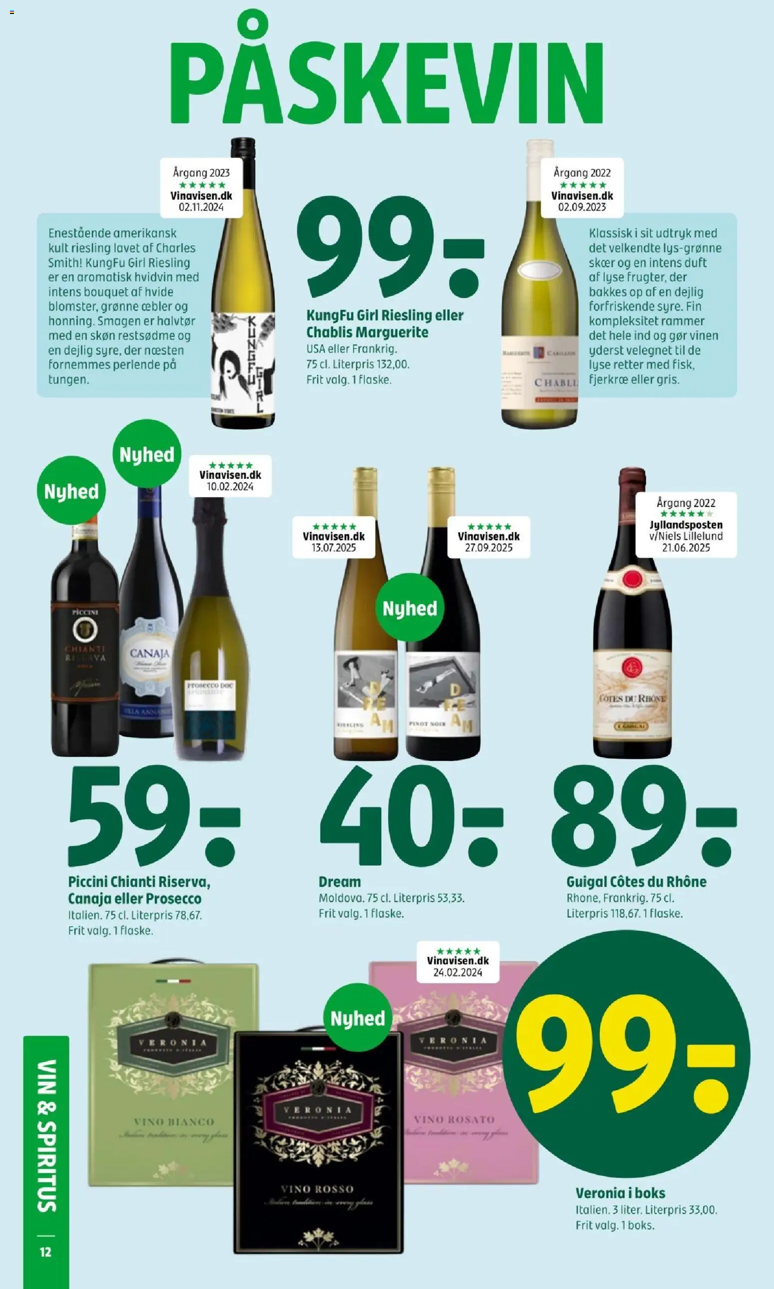 Coop 365 tilbudsavis – gyldig fra 19.03.2026 | Side: 16 | Produkter: Rammer, Boks, Vin, Æbler