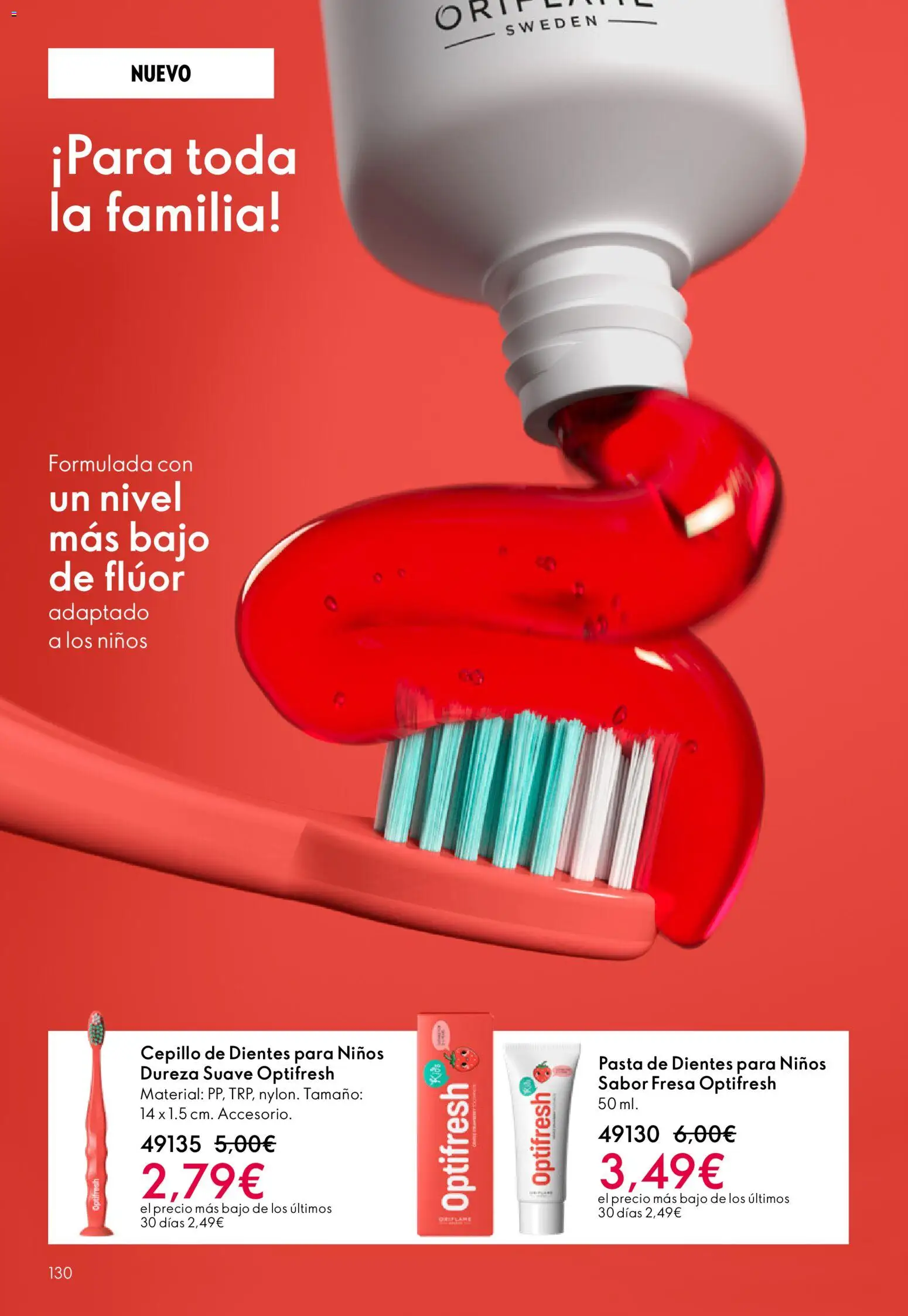 Oriflame - Catálogo Campaña 2 │ válido desde el 28.01.2026 | Página: 130 | Productos: Cepillo, Cepillo de dientes, Pasta, Δαμάσκηνο