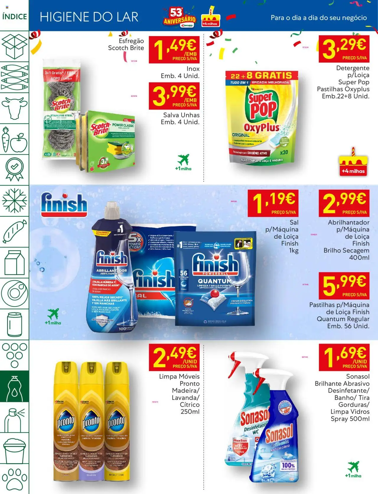 Recheio folheto │ válido de 21.10.2025 | Página: 38 | Produtos: Agua, Esfregão, Detergente, Limpa móveis