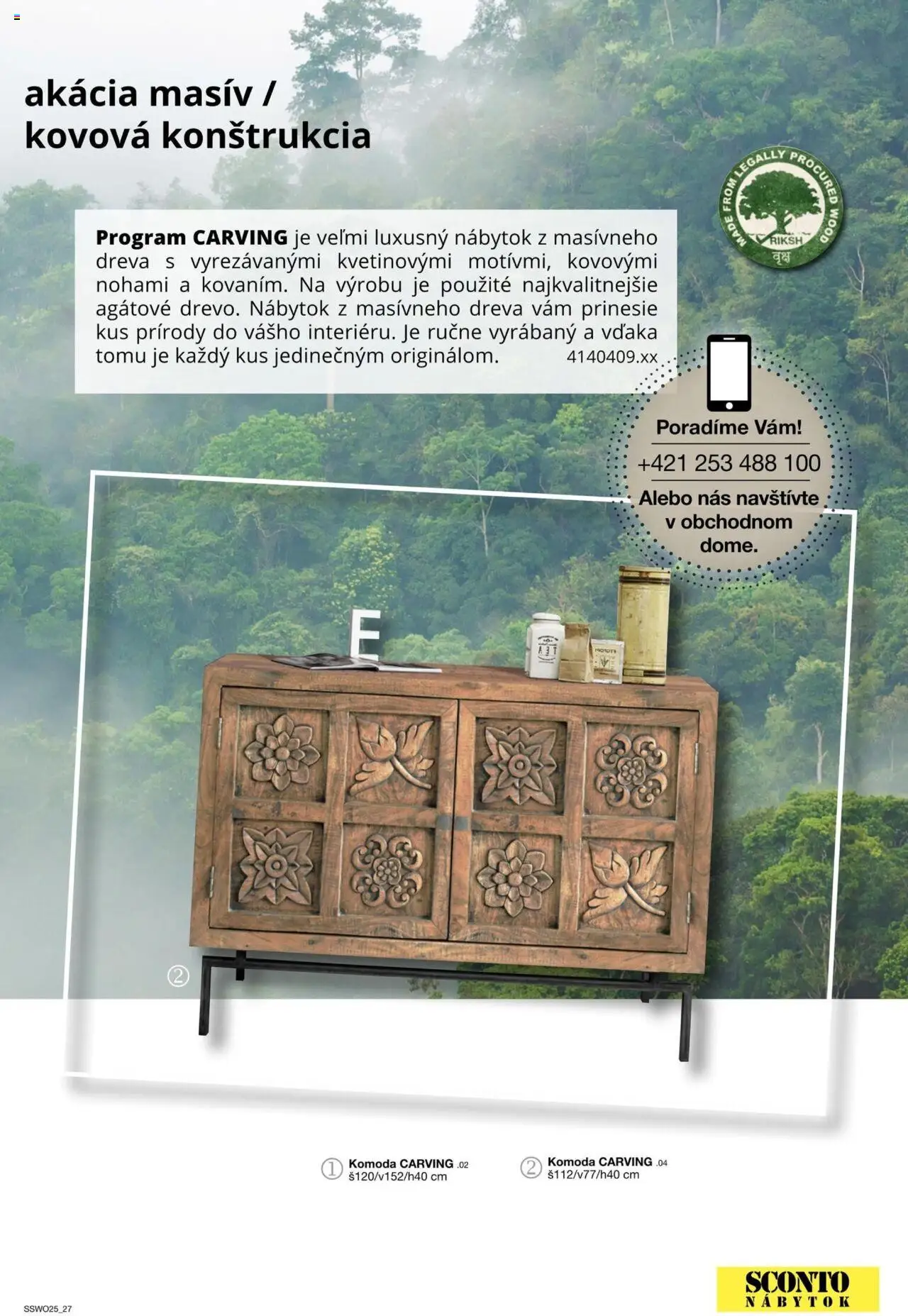 Nové Sconto nábytok akcie – leták je platný od 26.02.2025 | Strana: 27 | Produkty: Nábytok, Komoda