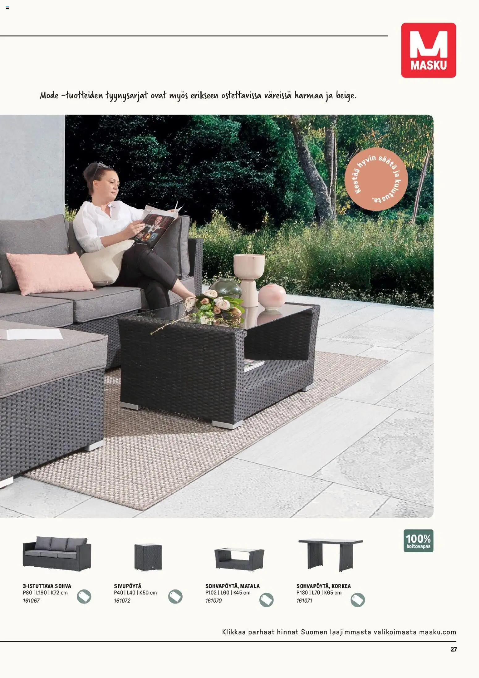 Masku tarjoukset – voimassa 09.03.2026 alkaen | Sivu: 27 | Tuotteet: Sohva