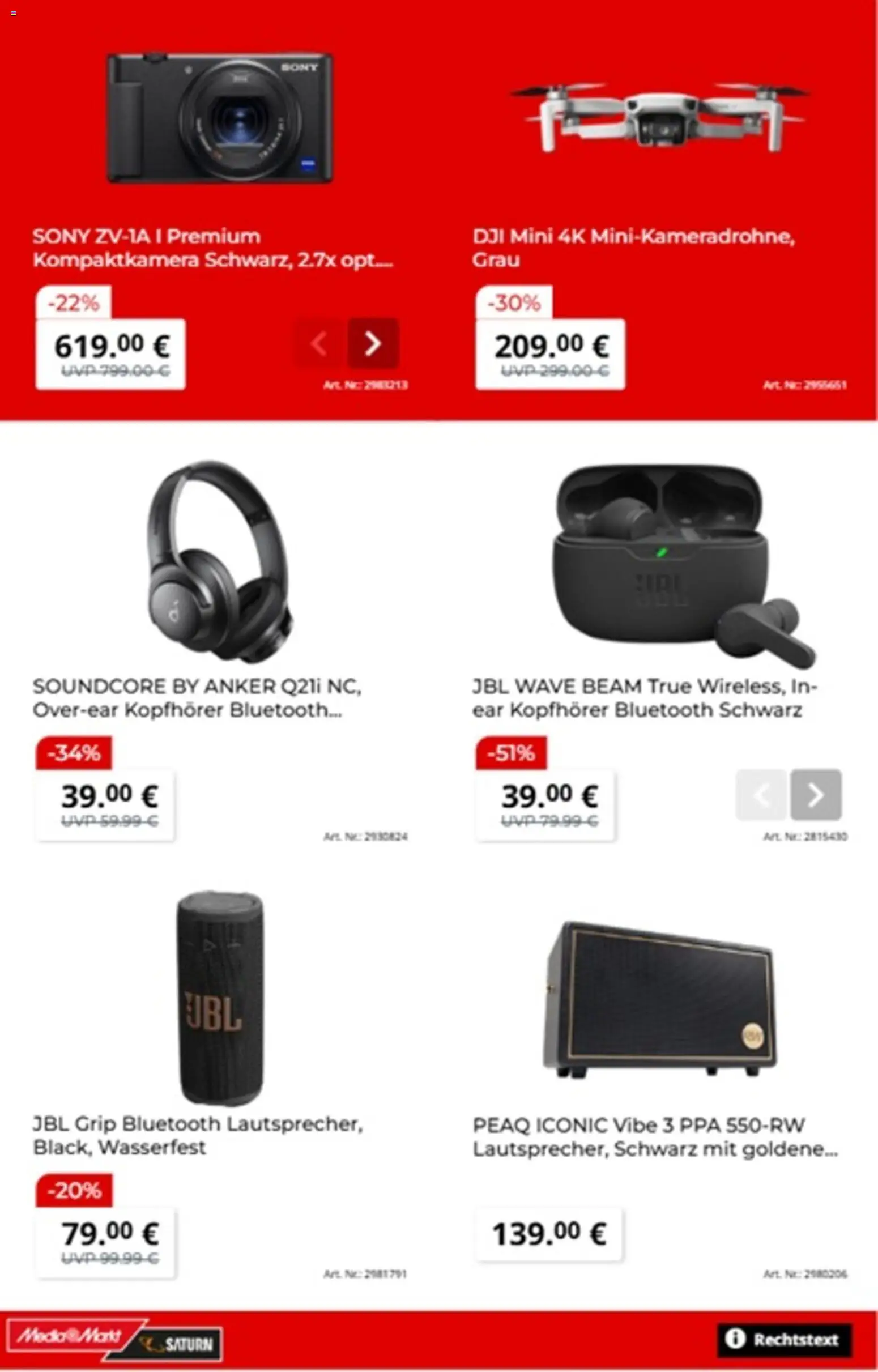 Media Markt Prospekt 	 – gültig ab 09.03.2026 | Seite: 8 | Produkte: Sony, Kopfhörer