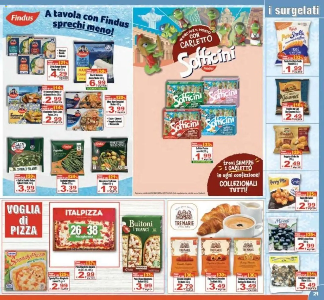 Volantino CTS del 08.10.2025 | Pagina: 21 | Prodotti: Pizza, Spinaci, Mirtilli, The