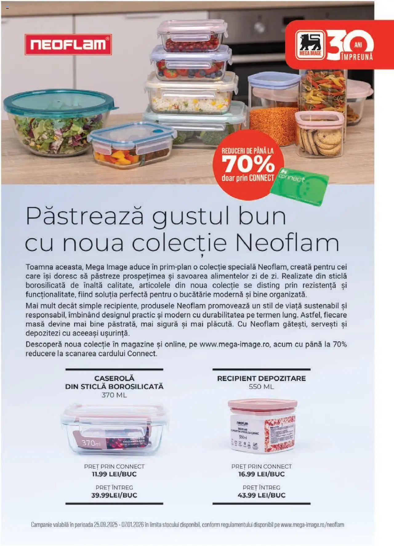 Noul catalog Mega Image – valabil de la 02.10.2025 | Pagină: 25 | Produse: Masă, Bucătărie