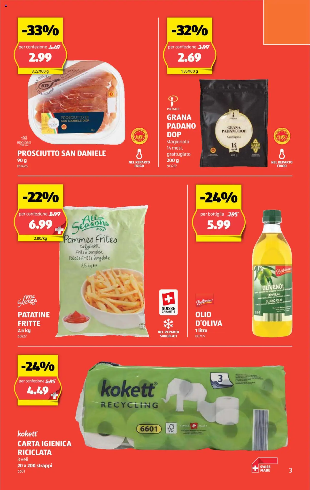 Aldi Volantino ab 07.08.2025 | Seite: 3 | Produkte: Pommes Frites