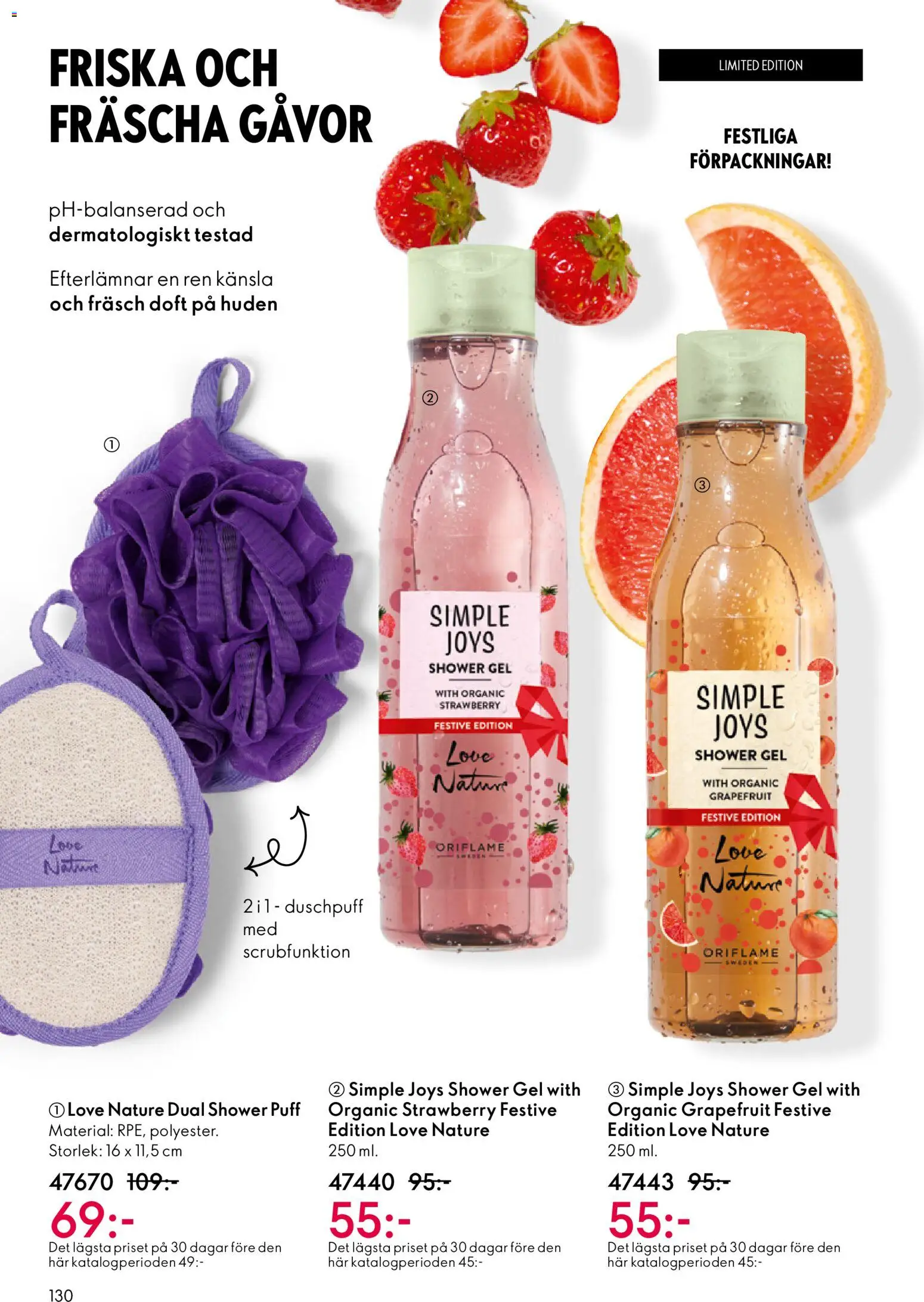 Oriflame reklamblad aktuell från 10.12.2025 | Sida: 130 | Produkter: Doft, Puff