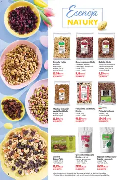 Pogląd oferty "Makro gazetka - Delikatesy Wielkanoc" - ważna od 17.03.2026 | Strona: 2 | Produkty: Daktyle, Malina, Szpinak, Owoce