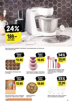 Bosch Küchenmaschine MUM58210, 1000-W-Motor, 7 Geschwindigkeitsstufen, inkl. Patisserie-Set, 2 Jahre Garantie, inkl. vRG ab 30.10.2025 gültig | Seite: 13