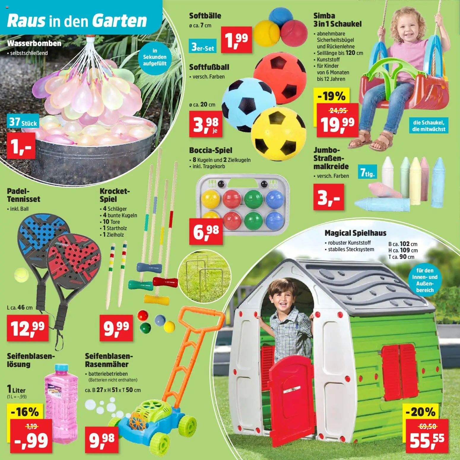 Thomas Philipps Prospekt – gültig ab 27.04.2026 | Seite: 18 | Produkte: Spiel, Rasenmäher, Batterien