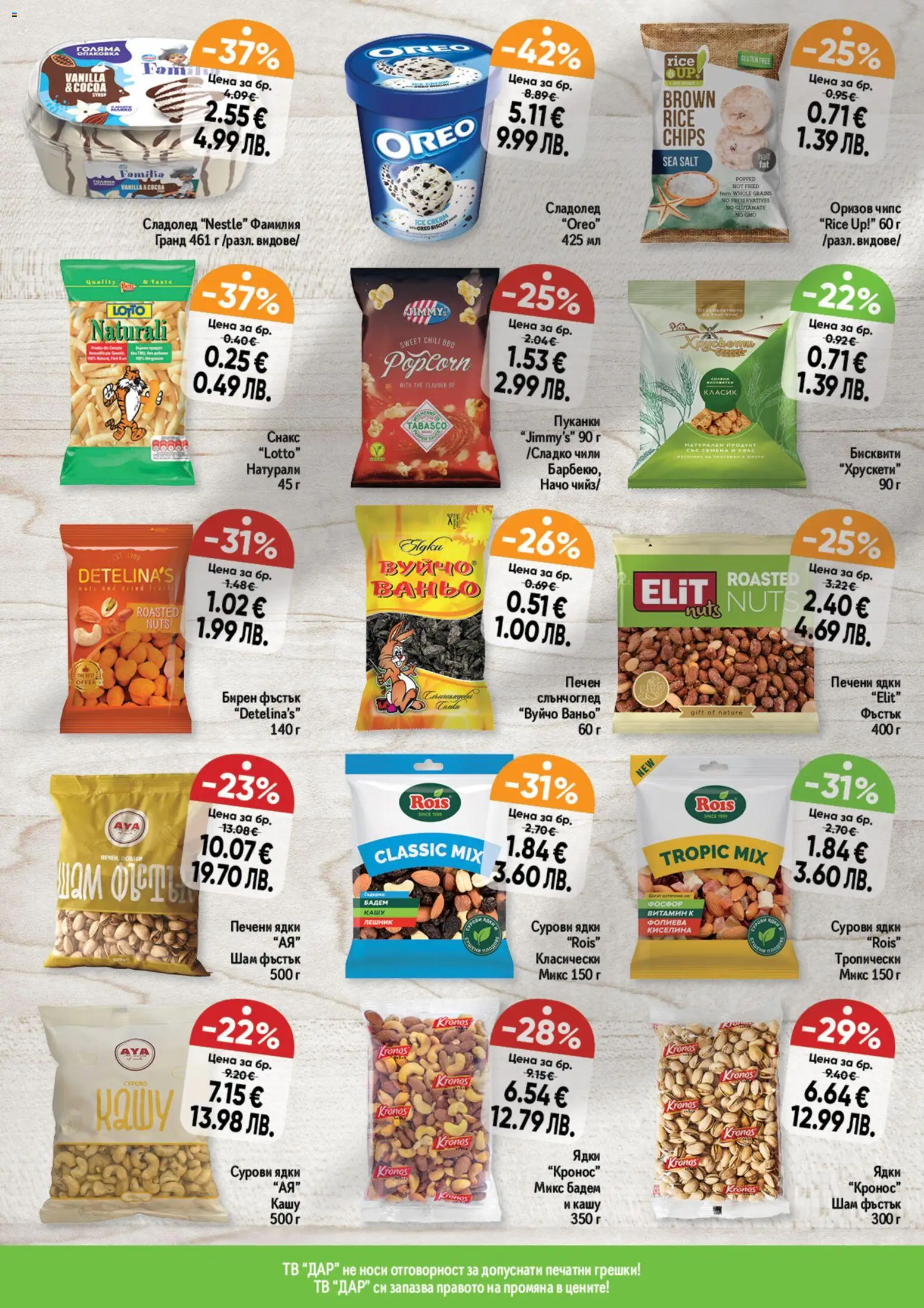 {H1} | Страница: 4 | Продукти: Чипс, Ядки, Чили, Тв