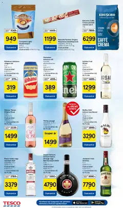Tesco akciós ujság - amely érvényes a következő dátumtól: 03.07.2025 | Oldal: 6 | Termékek: Malibu, Pezsgő, Dobozos sör, Vodka