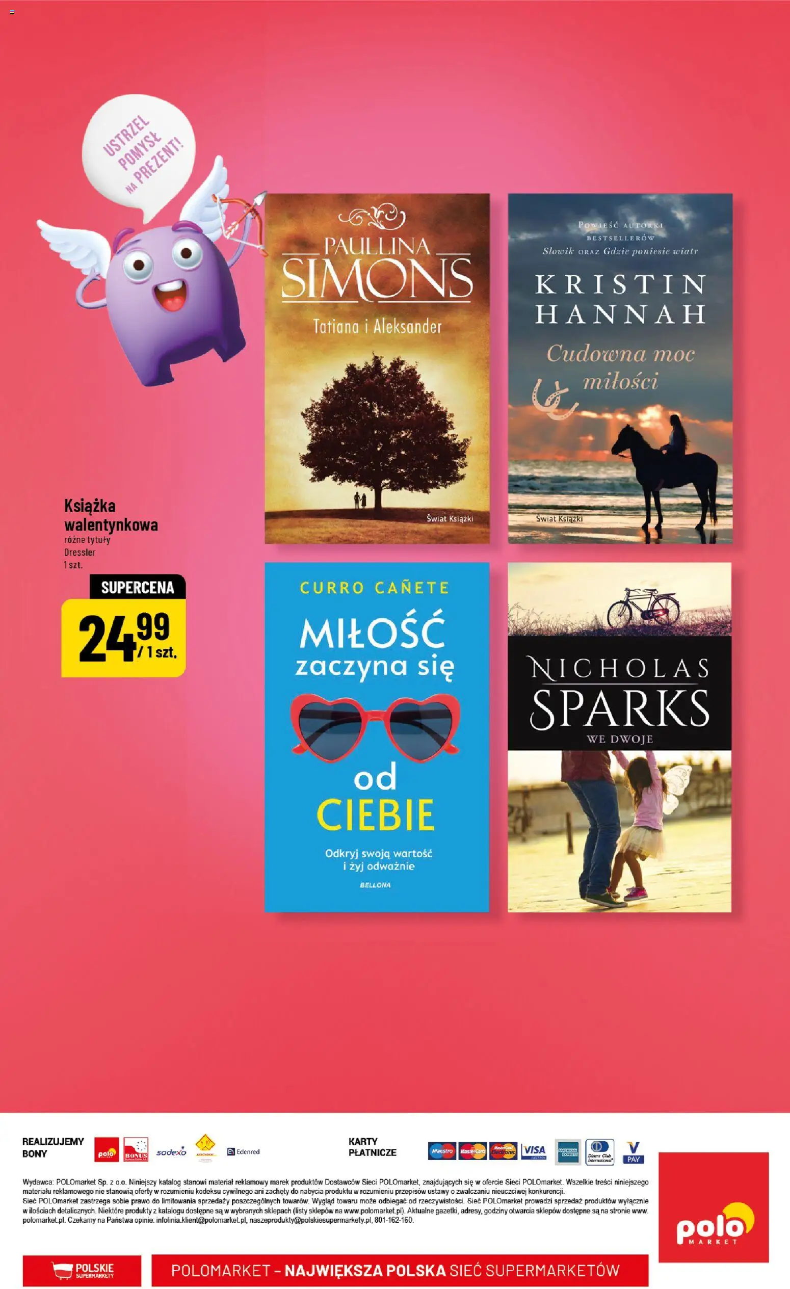 POLOmarket Gazetka - Walentynki od 30.01.2026 | Strona: 12 | Produkty: Książki