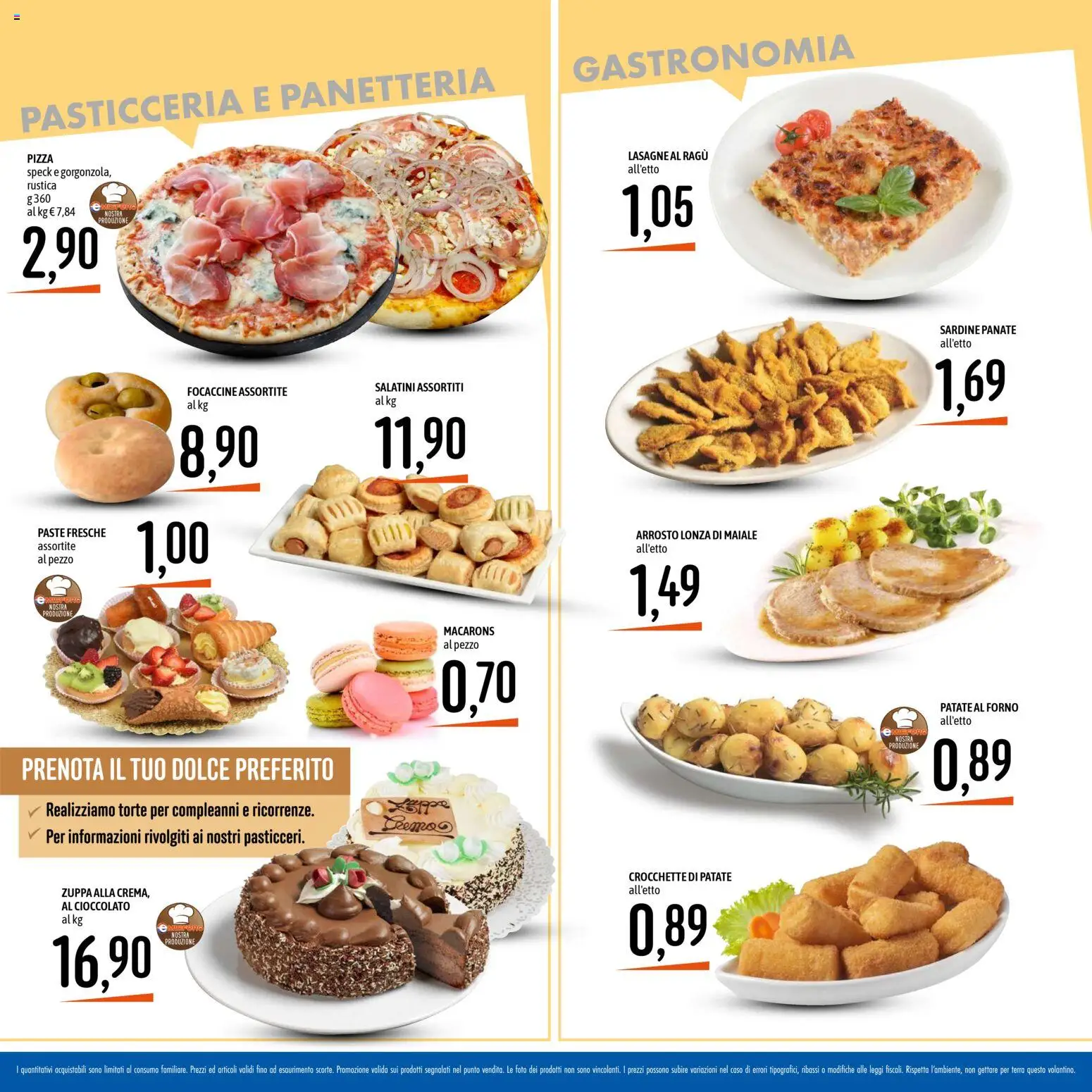 Volantino Emisfero del 28.12.2025 | Pagina: 12 | Prodotti: Arrosto, Salatini, Patate, Forno