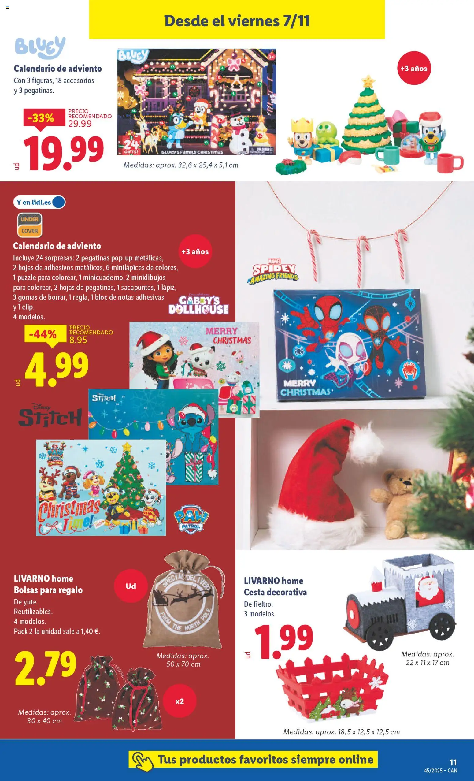 Lidl - Canarias  │ válido desde el 03.11.2025 | Página: 17 | Productos: Cesta