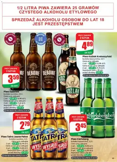 Pogląd oferty "Piwo Warka Złoty Pils, butelka bezzwrotna, 0,5 l" - ważna od 28.01.2026 | Strona: 43