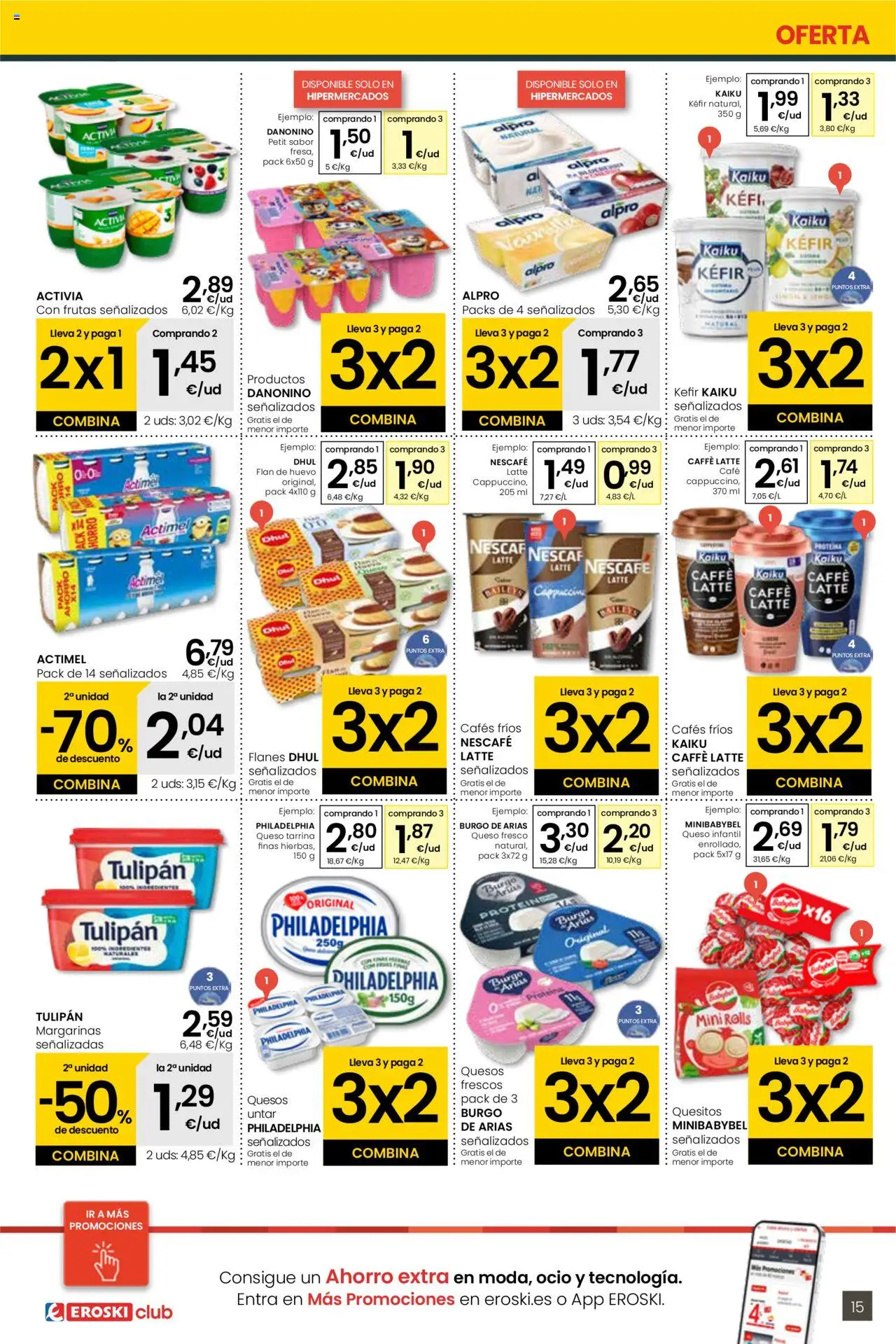 Eroski - Ofertón │ válido desde el 28.08.2025 | Página: 15 | Productos: Queso, Café, Queso fresco