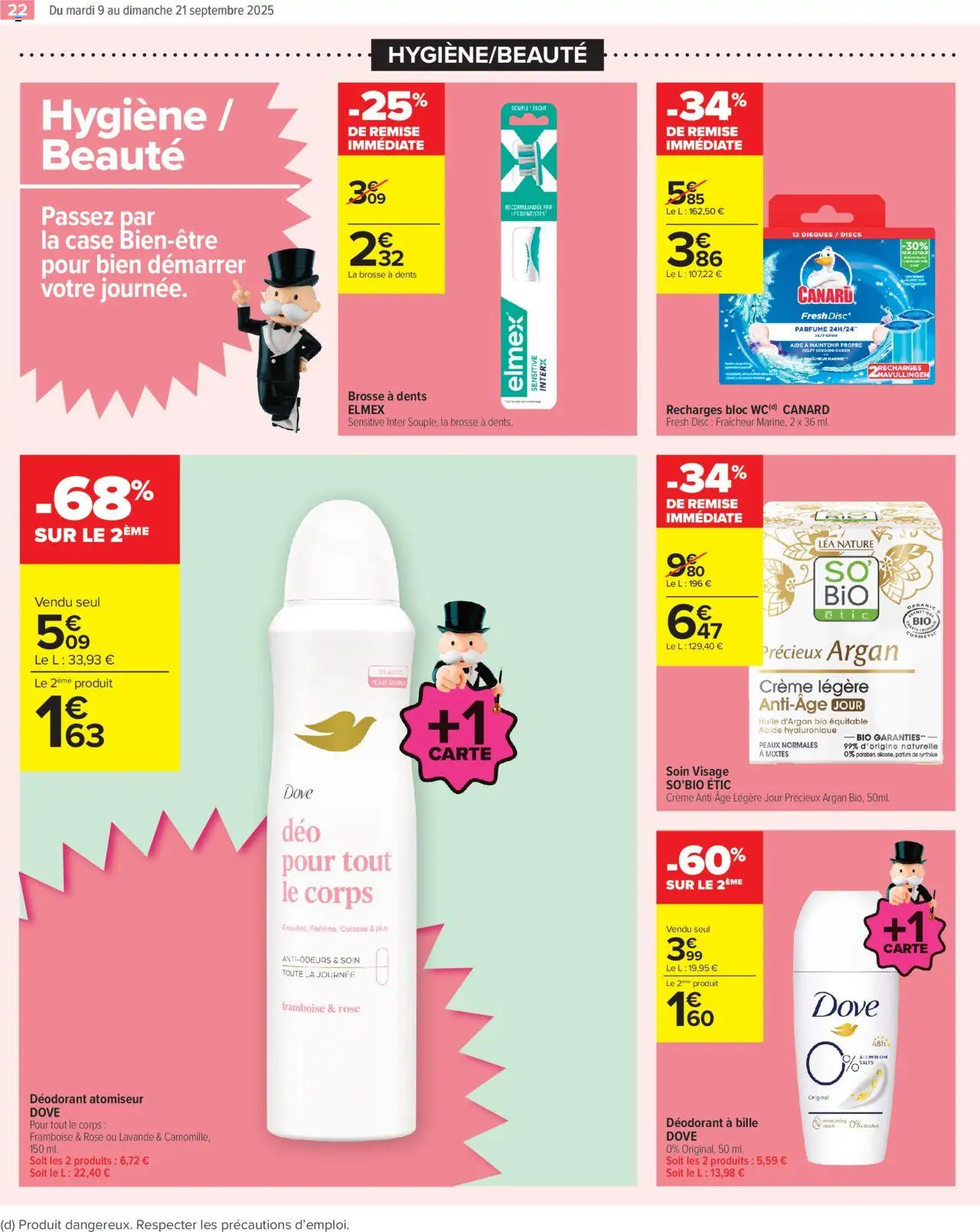  | Page: 22 | Produits: Lavande, Brosse, Déodorant, Crème