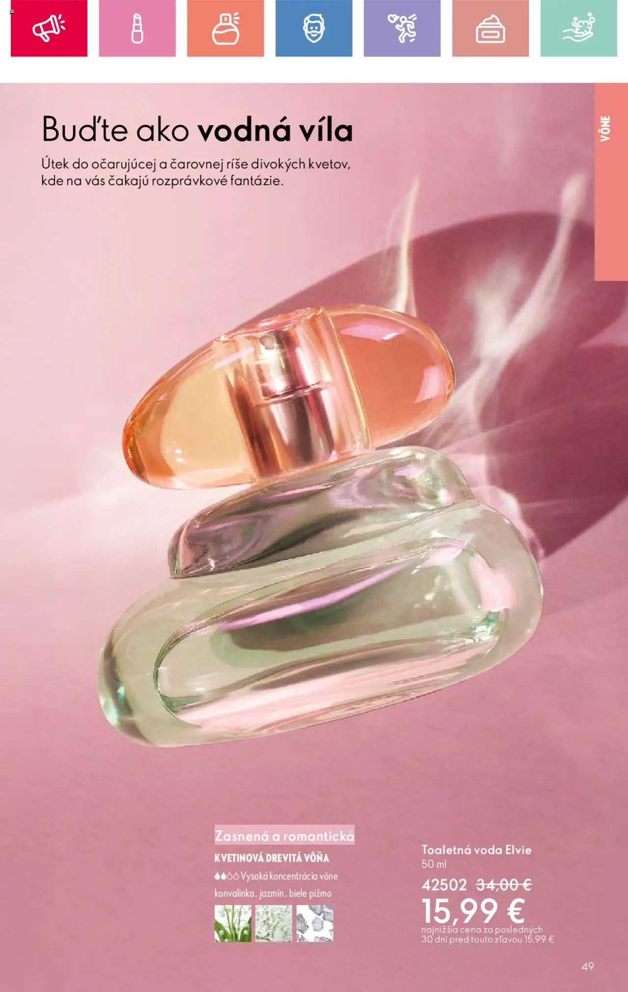 Katalóg Oriflame 9 2025 │ platný od 15.06.2025 | Strana: 49 | Produkty: Toaletná voda, Voda