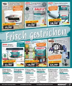 Norma Bestellmagazin Dezember 2025 ab 01.12.2025 gültig | Seite: 17 | Produkte: Top, Wandfarbe, Wasser